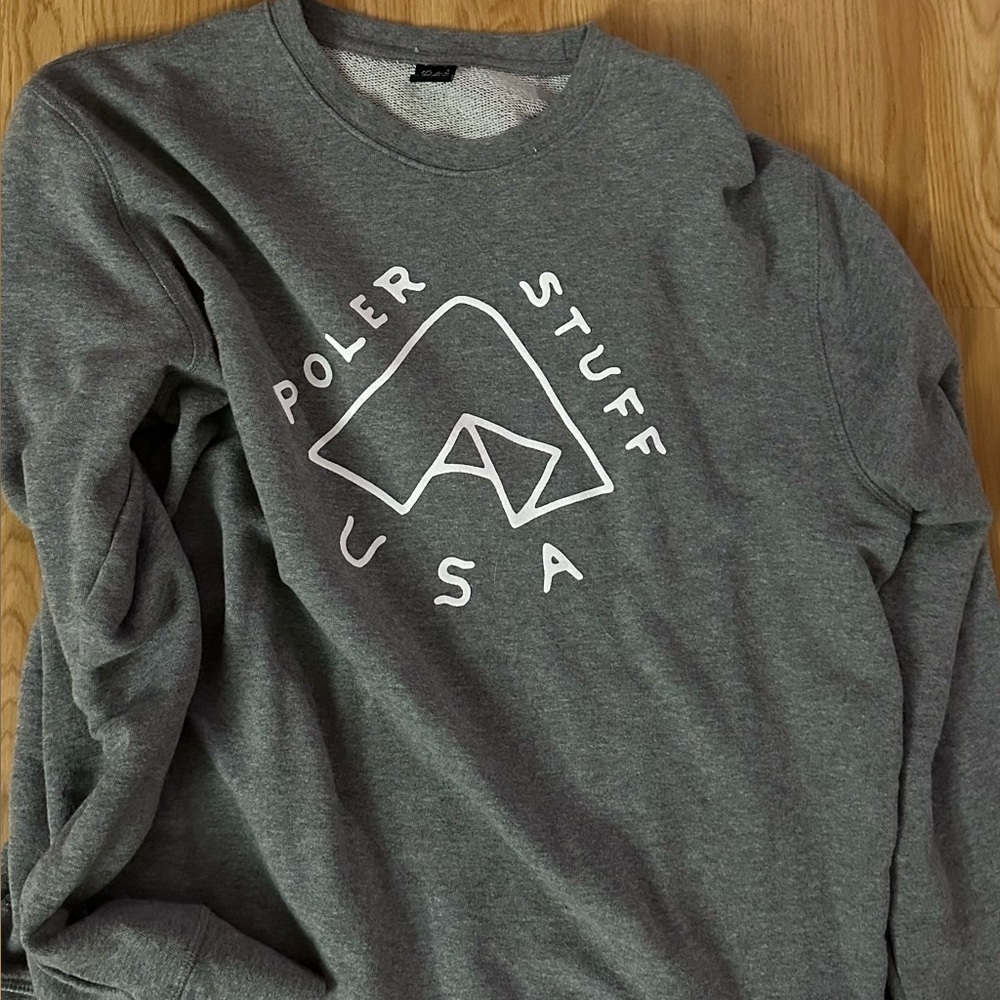 Vintage Poler Gray Crewneck